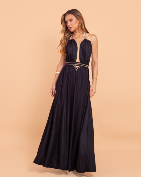 Vestido Boho Preto